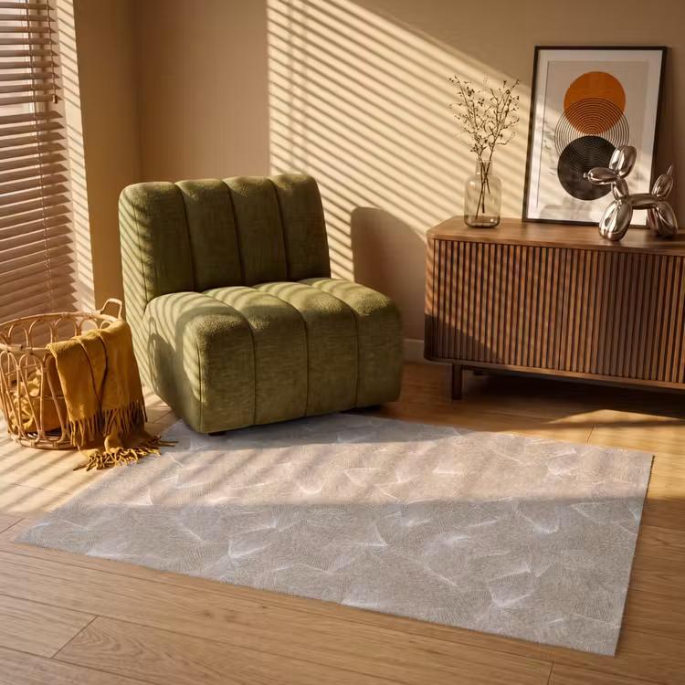 Organisch - Textuur - Beige Vloerkleed Rechthoek klein 1091 -atmosphere_sfeer1_global