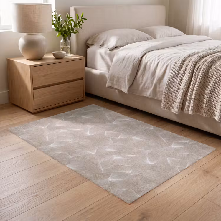 Organisch - Textuur - Beige Vloerkleed Rechthoek klein 1091 -atmosphere_sfeer3_global