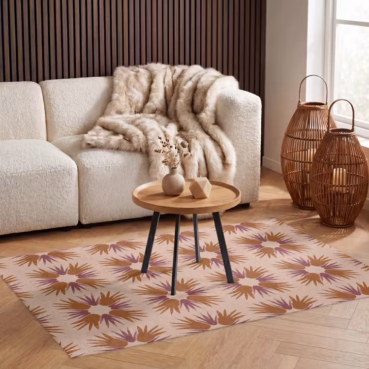 Ornament - Patroon - Oker Vloerkleed Rechthoek klein 1091 -atmosphere_sfeer2_global