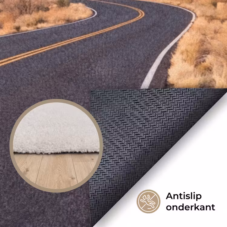 Vloerkleed - Paard - Woestijn - Natuur - Paard - Woestijn - Natuur Vloerkleed Rechthoek klein