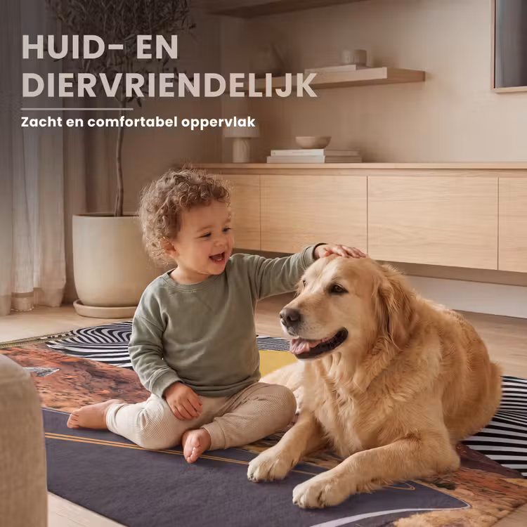 Vloerkleed - Paard - Woestijn - Natuur - Paard - Woestijn - Natuur Vloerkleed Rechthoek klein