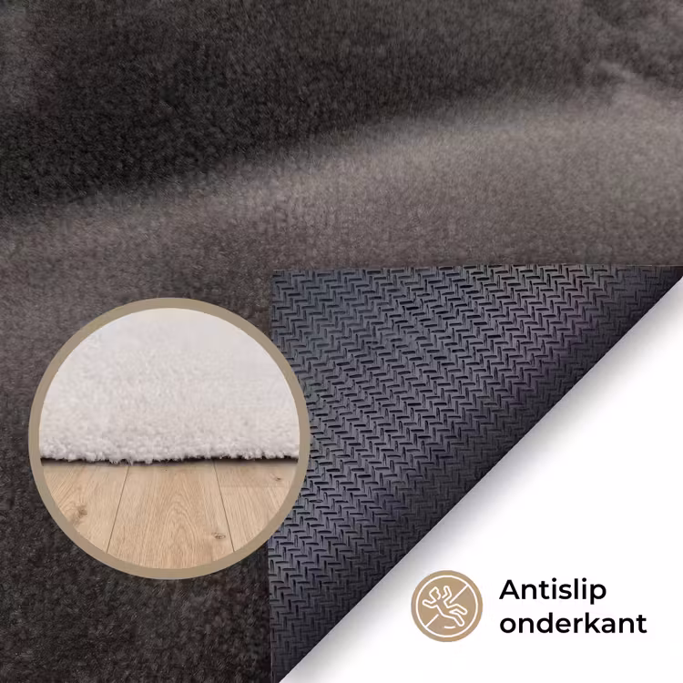 Paarden - Zwart - Wit - Kudde Vloerkleed Rechthoek klein -uniquesellingpoint_antislip_NL