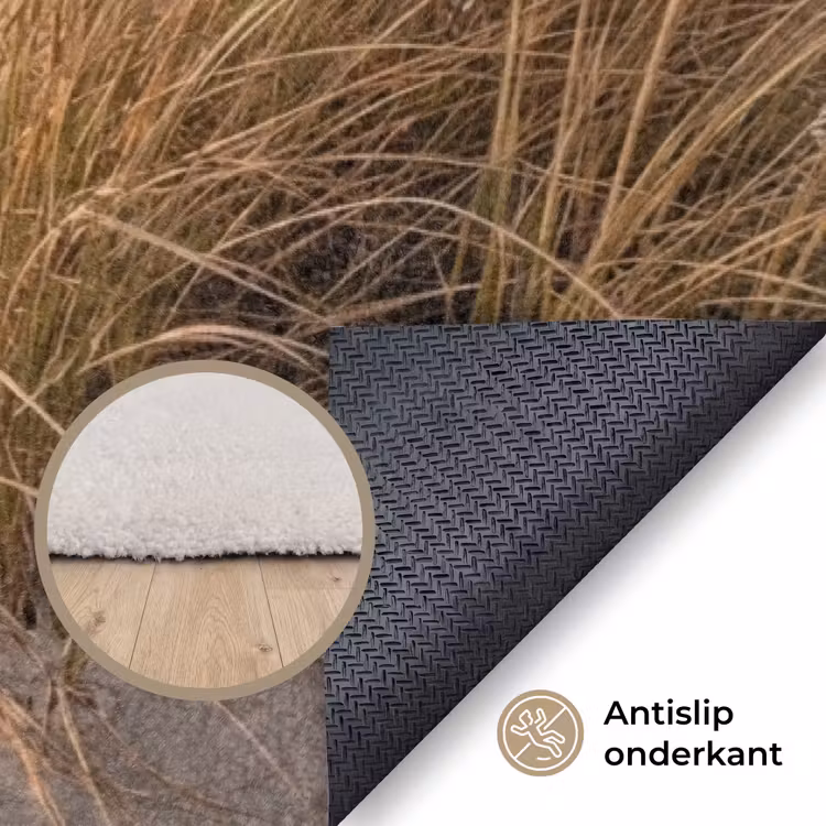 Pier - Zonsondergang - Strand Vloerkleed Rechthoek klein -uniquesellingpoint_antislip_NL_DE