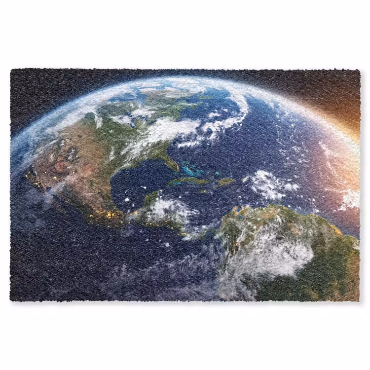 Vloerkleed - Planeet - Ruimte - Kosmos - Planeet - Ruimte - Kosmos Vloerkleed Rechthoek klein