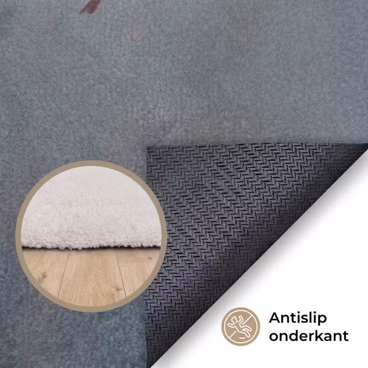 Portret - Krachtig - Rood Vloerkleed Rechthoek klein -uniquesellingpoint_antislip_NL