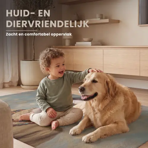 Portret - Vlinder - Kleurrijk Vloerkleed Rechthoek klein -uniquesellingpoint_zacht_NL