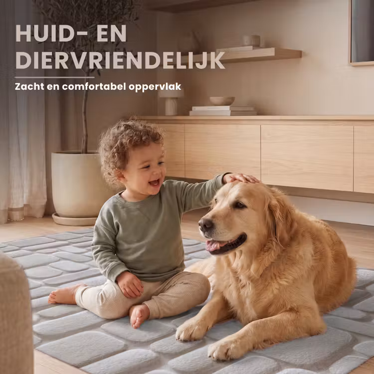 Reliëf - Structuur - Wit Vloerkleed Rechthoek klein 1091 -uniquesellingpoint_zacht_NL