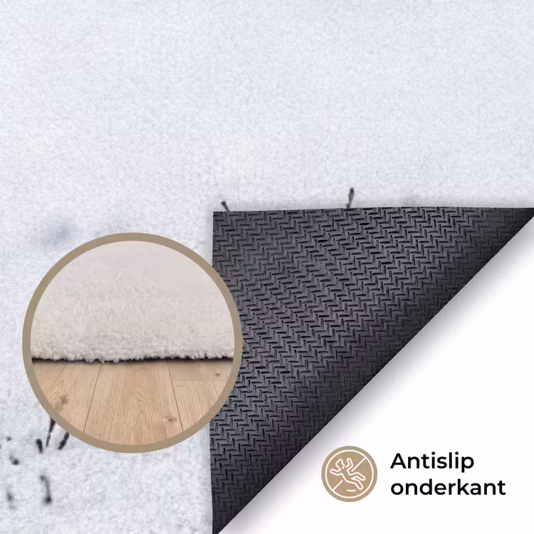 Rendier - Gewei - Toendra - Sneeuw - Wild Vloerkleed Rechthoek klein -uniquesellingpoint_antislip_NL