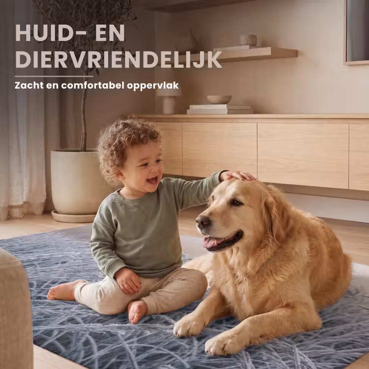 Rijp - Gras - Kristallen - Winter - Minimalistisch Vloerkleed Rechthoek klein -uniquesellingpoint_zacht_NL
