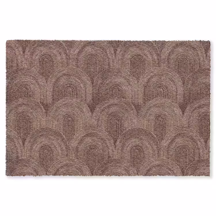 Ritmisch - Effect - Bruin Vloerkleed Rechthoek klein 1091 -3d