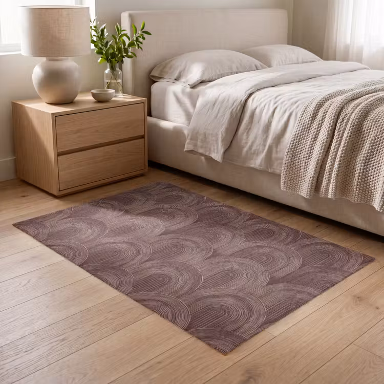 Ritmisch - Effect - Bruin Vloerkleed Rechthoek klein 1091 -atmosphere_sfeer3_global