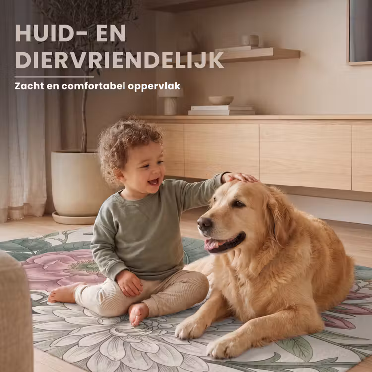Romantisch - Design - Kleurrijk Vloerkleed Rechthoek klein -uniquesellingpoint_zacht_NL