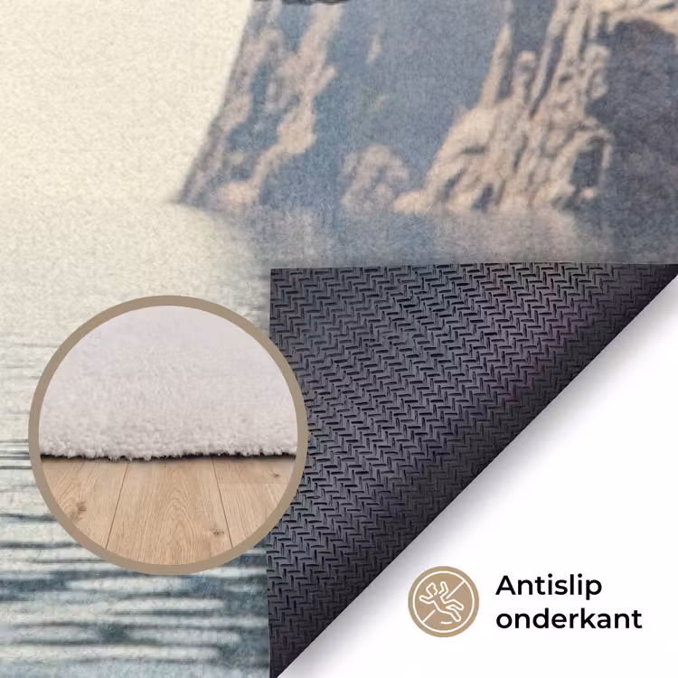 Vloerkleed - Ruimtevaarder - Walvis - Fantasie - Ruimtevaarder - Walvis - Fantasie Vloerkleed Rechthoek klein