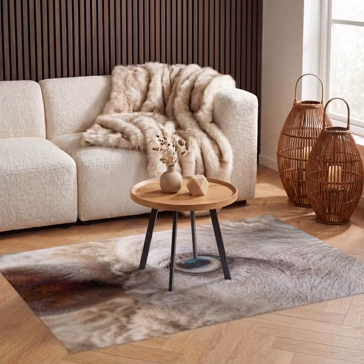 Schaap - Oog - Wit Vloerkleed Rechthoek klein -atmosphere_sfeer2_global