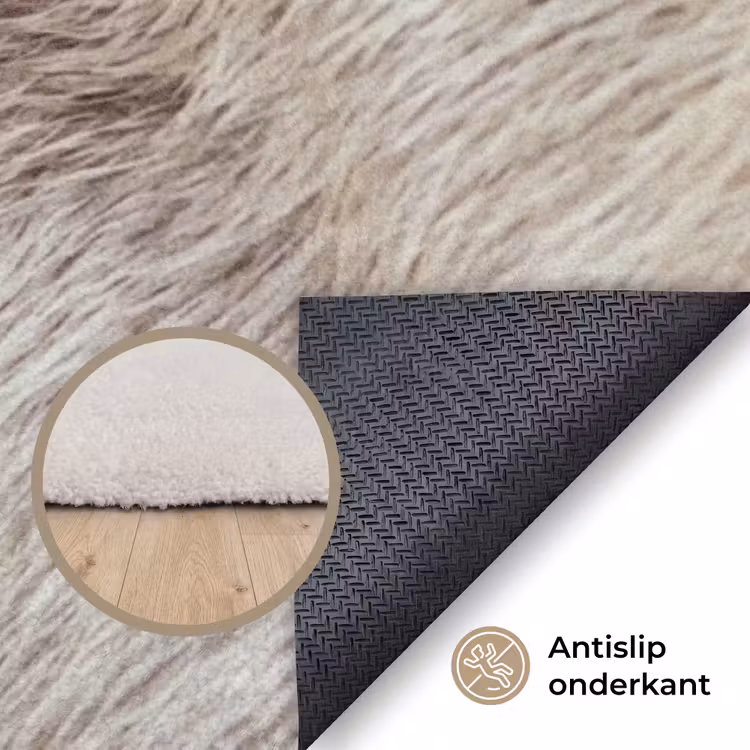 Schaap - Oog - Wit Vloerkleed Rechthoek klein -uniquesellingpoint_antislip_NL_DE