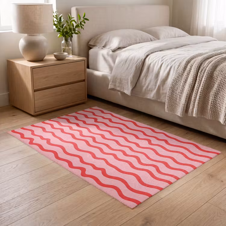 Speels - Patroon - Rood Vloerkleed Rechthoek klein 1091 -atmosphere_sfeer3_global