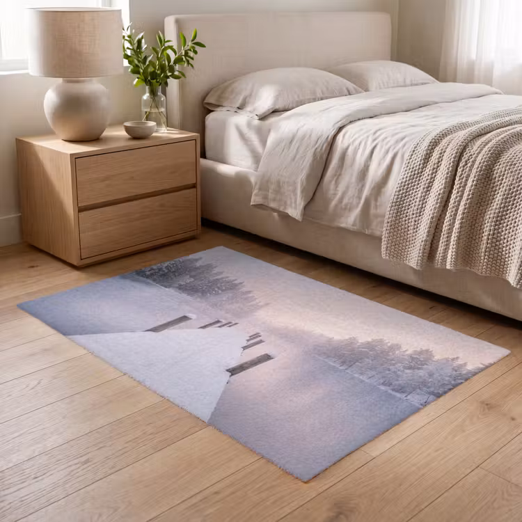 Steiger - Meer - Mist - Winter - Serene Vloerkleed Rechthoek klein -atmosphere_sfeer3_global