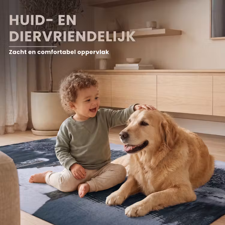 Steiger - Meer - Sneeuw - Bergen - Rustgevend Vloerkleed Rechthoek klein -uniquesellingpoint_zacht_NL