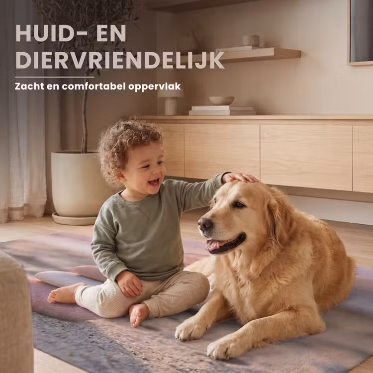 Stenen - Zand - Roze Vloerkleed Rechthoek klein -uniquesellingpoint_zacht_NL