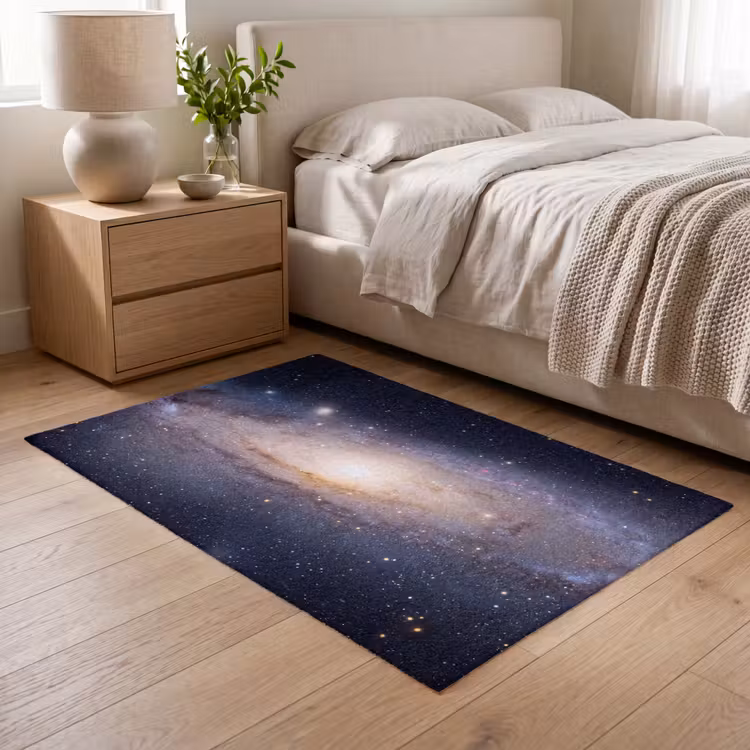 Vloerkleed - Sterrenstelsel - Ruimte - Kosmos - Sterrenstelsel - Ruimte - Kosmos Vloerkleed Rechthoek klein