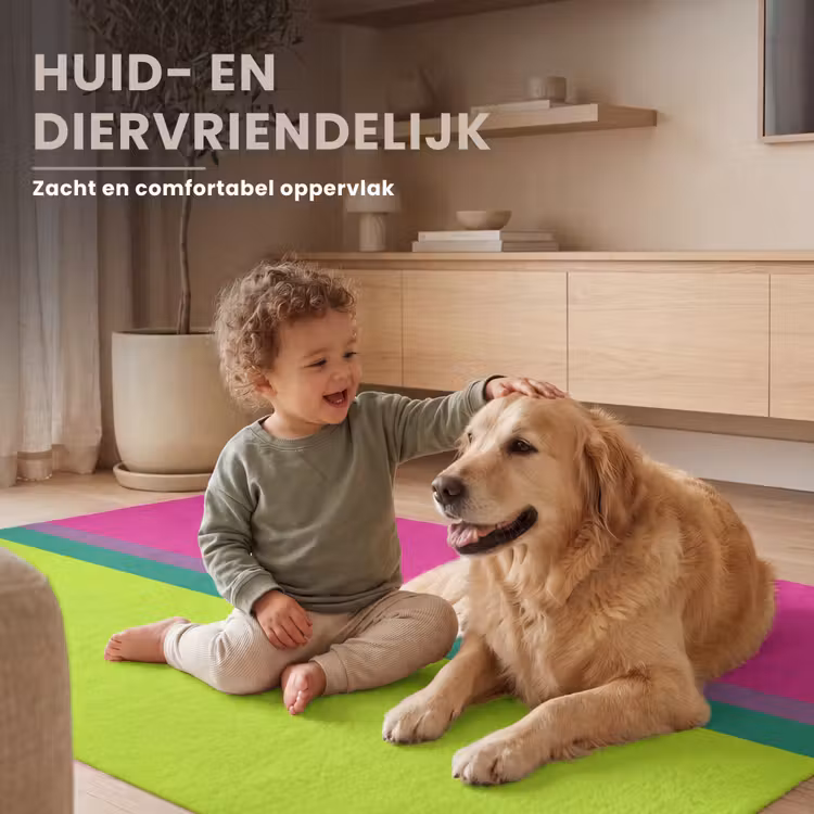 Strepen - Modern - Kleurrijk Vloerkleed Rechthoek klein -uniquesellingpoint_USP_zachtNL_DE