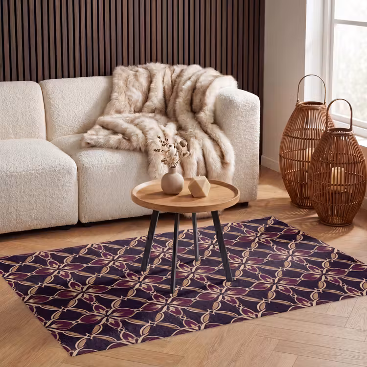 Symmetrisch - Tegel - Burgundy Vloerkleed Rechthoek klein 1091 -atmosphere_sfeer2_global
