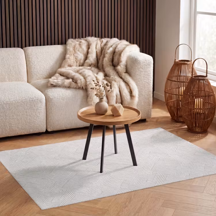 Textuur - Abstract - Beige Vloerkleed Rechthoek klein 1091 -atmosphere_sfeer2_global