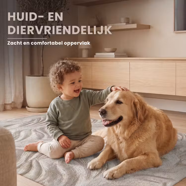 Textuur - Reliëf - Beige Vloerkleed Rechthoek klein 1091 -uniquesellingpoint_zacht_NL