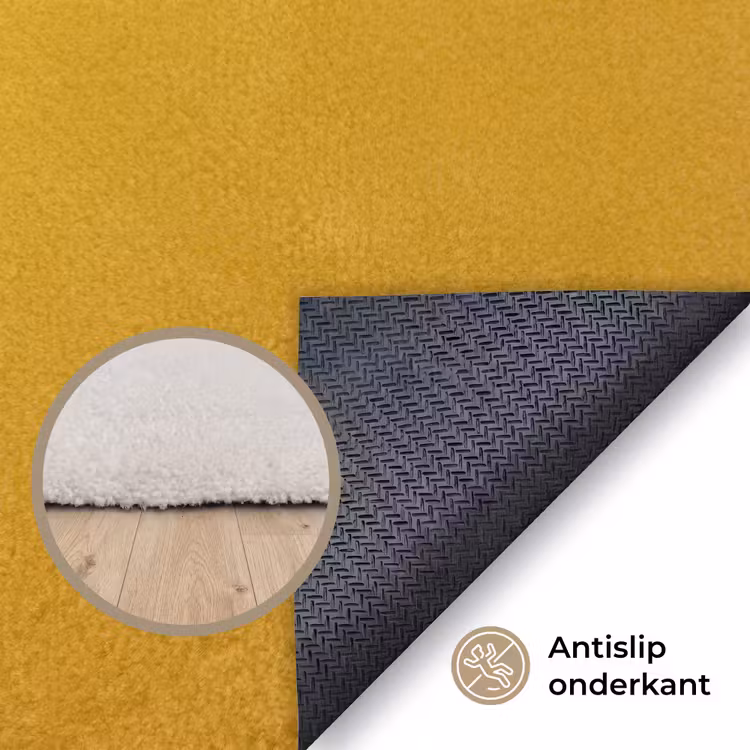Toekan - Minimalistisch - Snavel - Oranje Vloerkleed Rechthoek klein -uniquesellingpoint_antislip_NL