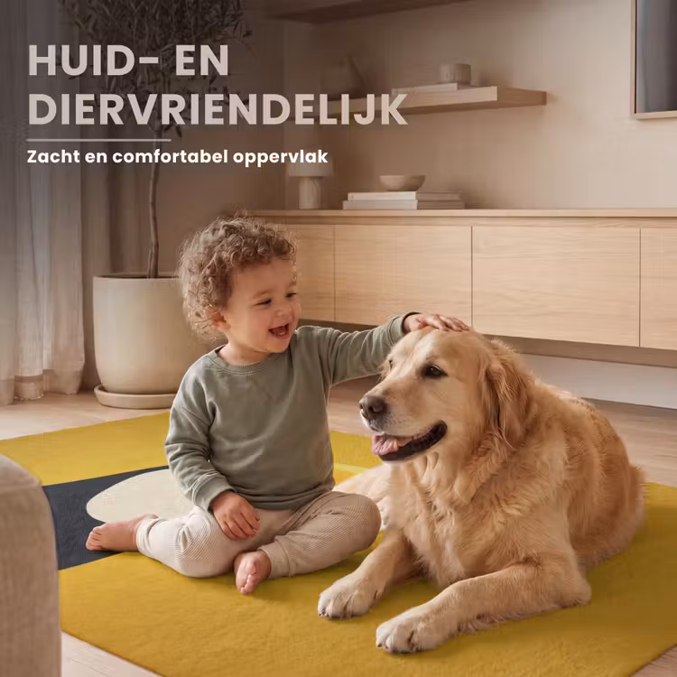 Toekan - Minimalistisch - Snavel - Oranje Vloerkleed Rechthoek klein -uniquesellingpoint_zacht_NL