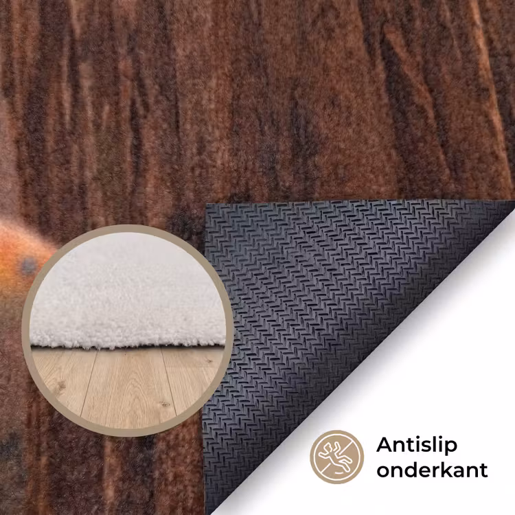 Vloerkleed - Vis - Bos - Fantasie - Vis - Bos - Fantasie Vloerkleed Rechthoek klein