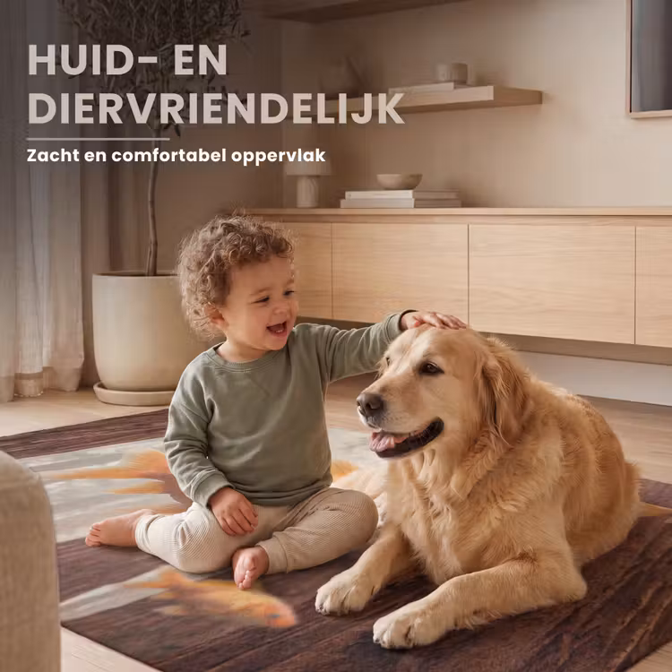 Vloerkleed - Vis - Bos - Fantasie - Vis - Bos - Fantasie Vloerkleed Rechthoek klein