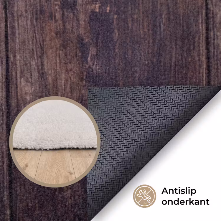 Vloerkleed - Vis - Hout - Eten - Vis - Hout - Eten Vloerkleed Rechthoek klein