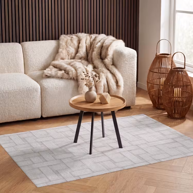 Vlechtwerk - Banen - Beige Vloerkleed Rechthoek klein 1091 -atmosphere_sfeer2_global