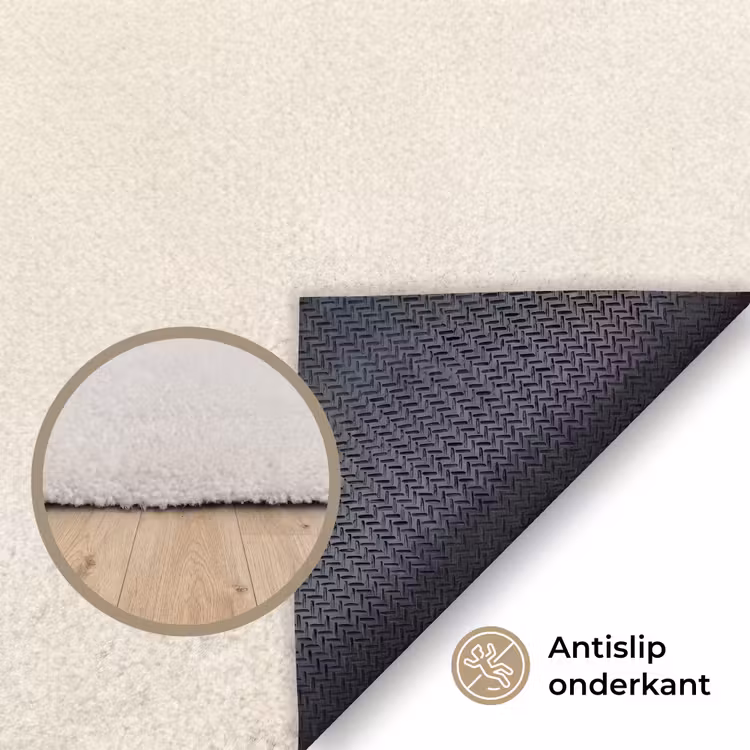 Vogel - Minimalistisch - Geel Vloerkleed Rechthoek klein -uniquesellingpoint_antislip_NL