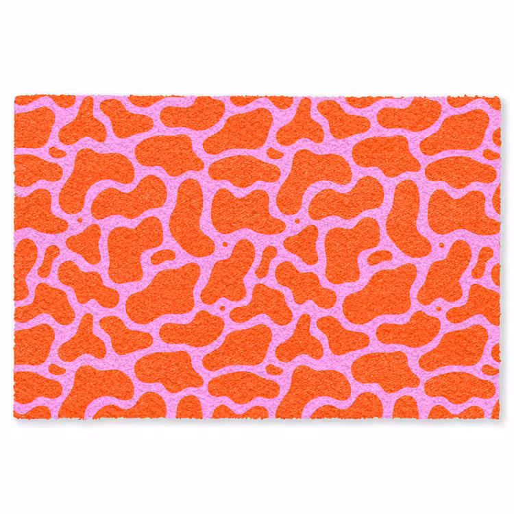 Vormen - Roze - Rood Vloerkleed Rechthoek klein 1091 -3d