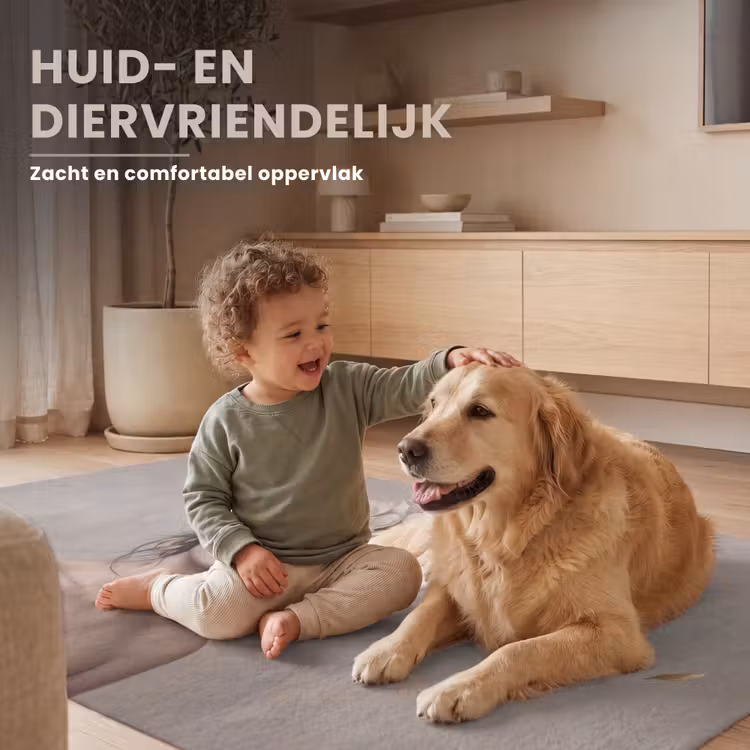Vrouw - Pioenroos - Wit Vloerkleed Rechthoek klein -uniquesellingpoint_zacht_NL