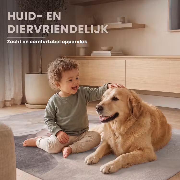 Vrouw - Sereen - Grijs Vloerkleed Rechthoek klein -uniquesellingpoint_USP_zachtNL_DE