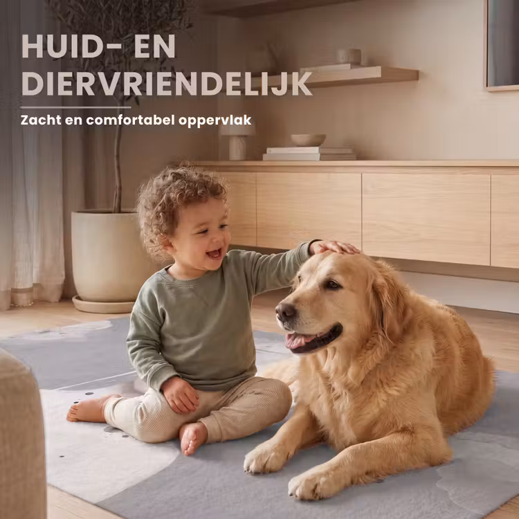Vrouw - Wolk - Grijs Vloerkleed Rechthoek klein -uniquesellingpoint_USP_zachtNL_DE