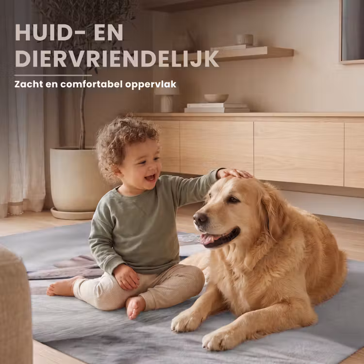 Vrouw - Zwaan - Wit Vloerkleed Rechthoek klein -uniquesellingpoint_zacht_NL