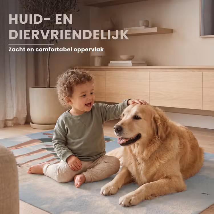 Vloerkleed - Vrouwen - Duikhouding - Wolken - Vrouwen - Duikhouding - Wolken Vloerkleed Rechthoek klein