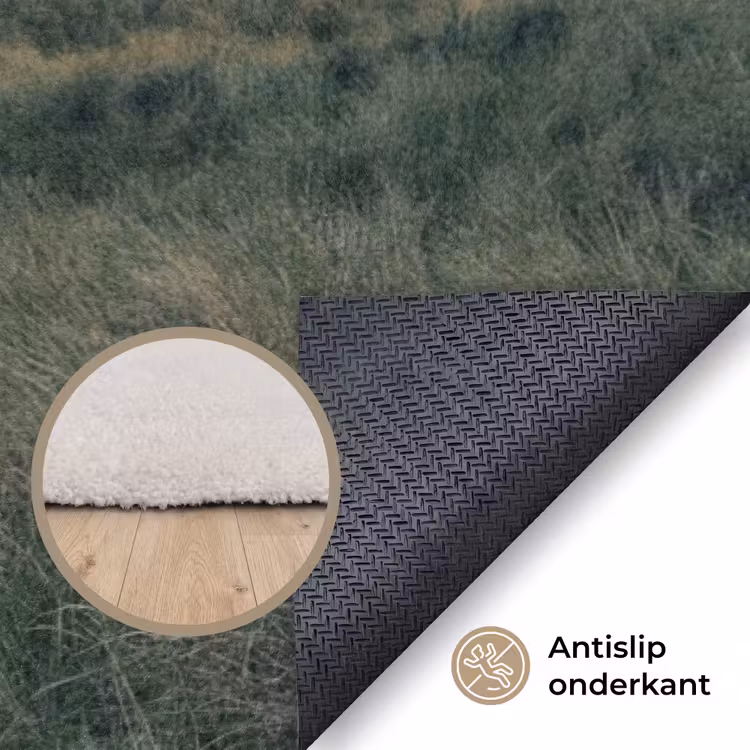 Vuurtoren - Duinlandschap - Zee Vloerkleed Rechthoek klein -uniquesellingpoint_antislip_NL
