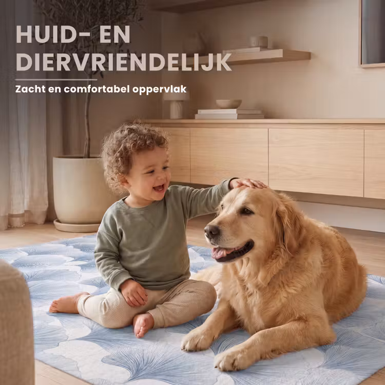 Waaier - Modern - Blauw Vloerkleed Rechthoek klein 1091 -uniquesellingpoint_zacht_NL