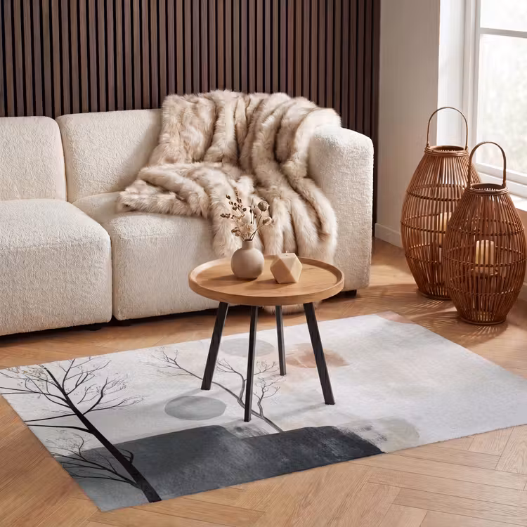 Wabi sabi - Beige - Plant Vloerkleed Rechthoek klein -atmosphere_sfeer2_global