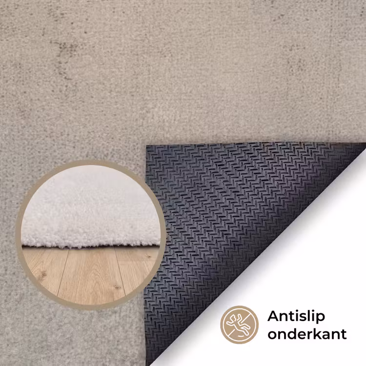 Wabi sabi - Plant - Beige Vloerkleed Rechthoek klein -uniquesellingpoint_antislip_NL