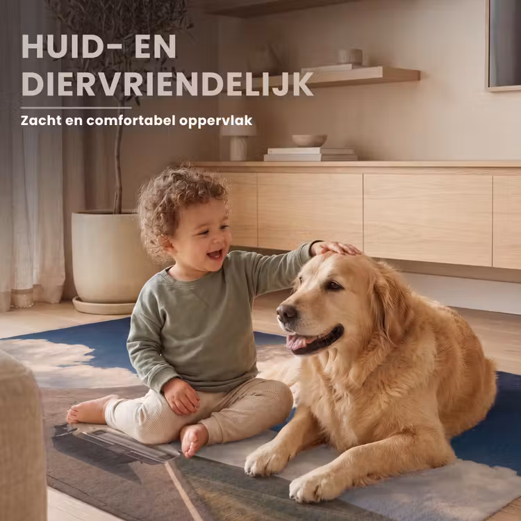 Vloerkleed - Weg - Maan - Nacht - Weg - Maan - Nacht Vloerkleed Rechthoek klein