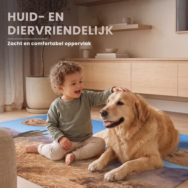 Vloerkleed - Woestijn - Spiegelbal - Kunst - Woestijn - Spiegelbal - Kunst Vloerkleed Rechthoek klein