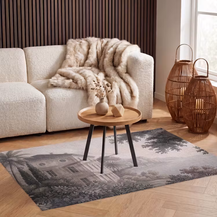Zee - Villa - Beige Vloerkleed Rechthoek klein -atmosphere_sfeer2_global