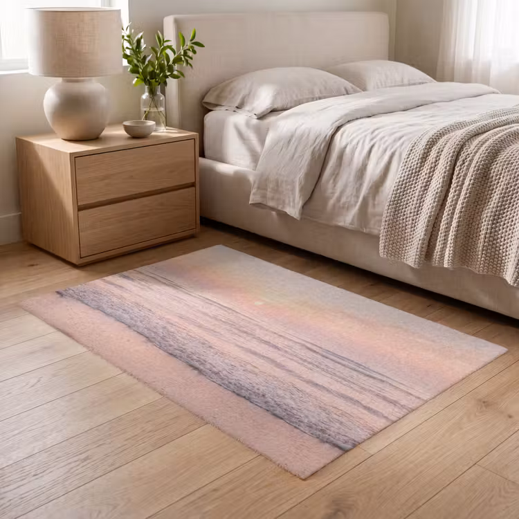 Zon - Strand - Roze Vloerkleed Rechthoek klein -atmosphere_sfeer3_global