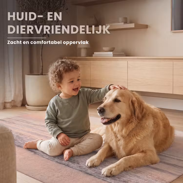 Zon - Strand - Roze Vloerkleed Rechthoek klein -uniquesellingpoint_zacht_NL
